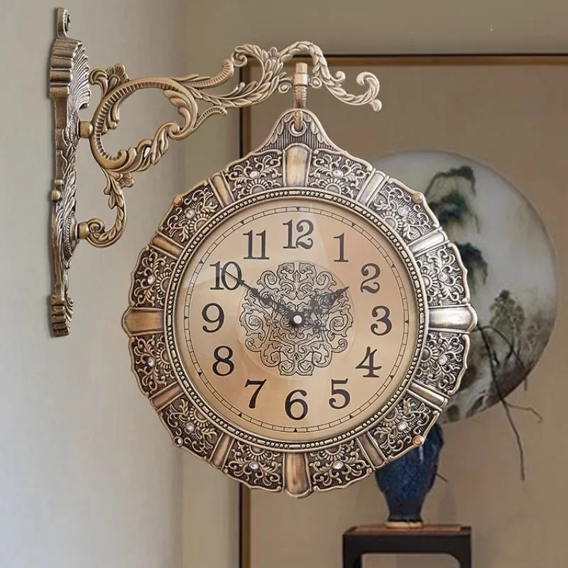 Luxury Lifestyle Aesthetics - Orologio da Parete Nordico Retrò Silenzioso